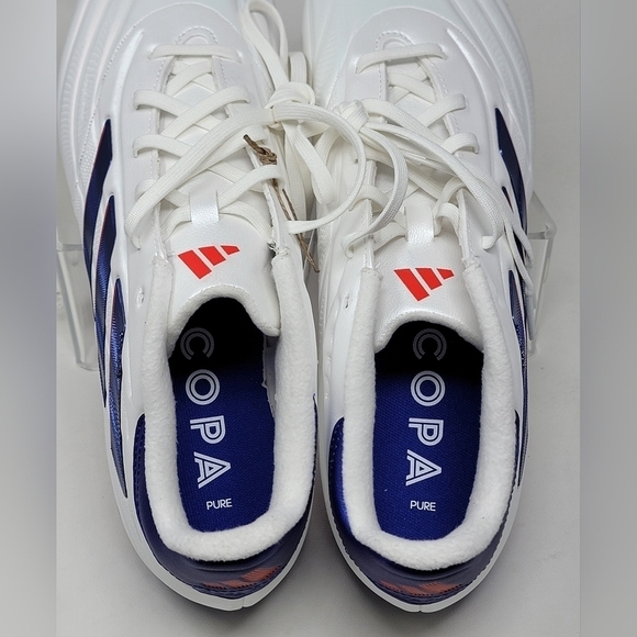Adidas Soccer Cleats Men’s Size 12 Copa Pure 2 League FG IG6408 White Blue NEW main image 8